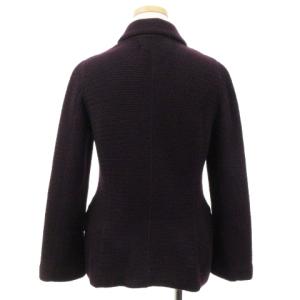 Loro Piana ニットジャケット シングル カシミヤ 100％ 紫 40 ECR14
