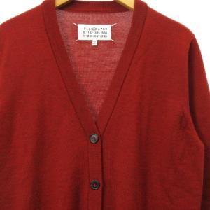 Martin Margiela 4 15AW カーディガン ウール M レッド