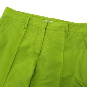 PRADA テーパードスラックスパンツ  ライトグリーン 40