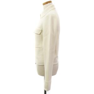 Loro Piana FAI5290 ZIP-UP JUMPER IN WHITE ニット ジャケット シルク ホワイト