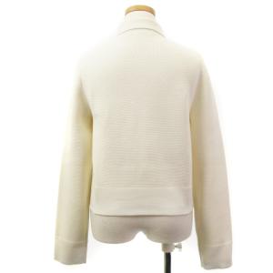 Loro Piana FAI5290 ZIP-UP JUMPER IN WHITE ニット ジャケット シルク ホワイト