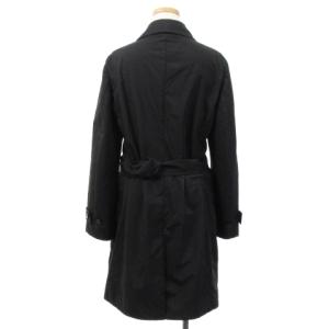 Loro Piana トレンチ コート ベルト 付き 裏地カシミヤ イタリア製 ブラック 40
