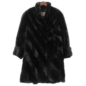 金サガ ROYAL HARAJUKU MOTHER ミンク ファー コート ロング ブラック