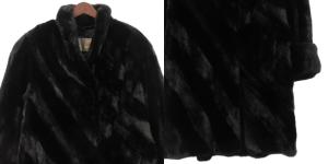 SAGA MINK 金サガ ROYAL HARAJUKU MOTHER ミンク ファー コート ロング ブラック