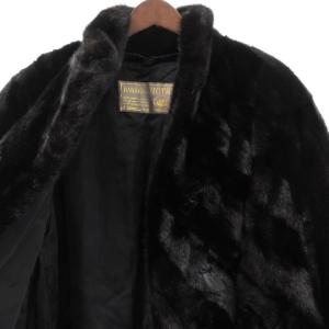 SAGA MINK 金サガ ROYAL HARAJUKU MOTHER ミンク ファー コート ロング ブラック