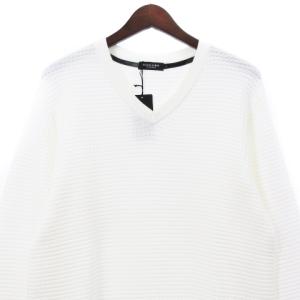 BLACK LABEL CRESTBRIDGE 19SS ワッフルニットカットソー L ホワイト