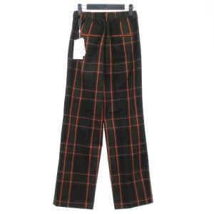 Ameri VINTAGE タグ付き CHEERFUL CHECK PANTS ストレート パンツ チェック グリーン M