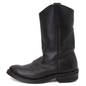 RED WING BLACK CHROME ペコスブーツ US8.5 ブラック