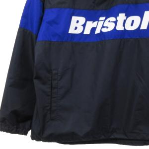 F.C.Real Bristol 18SS COLOR BLOCK ANORAK パーカー ロゴプリント ブラック