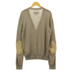 Maison Margiela 16AW S51HA0672 カーディガン エルボーパッチ L グレージュ