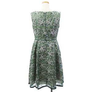 TOCCA 19AW BIRKIN ノースリーブドレスワンピース 2 グリーン 