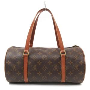 LOUIS VUITTON モノグラム パピヨン30 旧型 ハンドバッグ M51365 茶