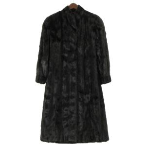 銀サガ ARIANNA MITSUKOSHI コート ミンク ブラック
