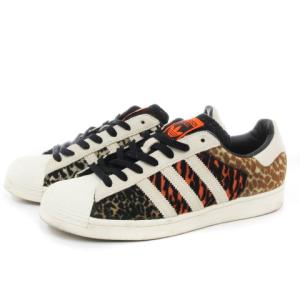 adidas Originals ×ATMOS SUPERSTAR CRAZY ANIMAL PACK スニーカー ブラウン