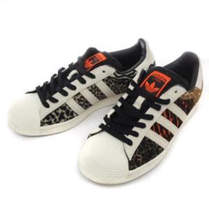 adidas Originals ×ATMOS SUPERSTAR CRAZY ANIMAL PACK スニーカー ブラウン