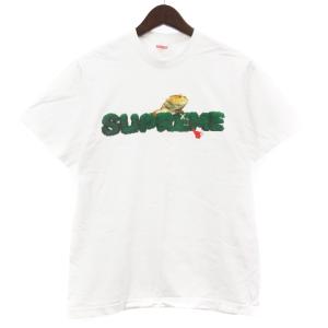 20SS LIZARD TEE Tシャツ ロゴ プリント S ホワイト