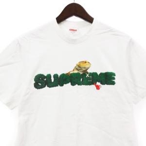 Supreme 20SS LIZARD TEE Tシャツ ロゴ プリント S ホワイト