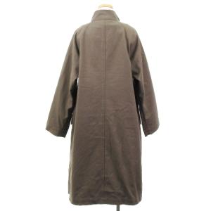 MHL. 21AW PROOFED COTTON CANVAS スタンドカラーコート