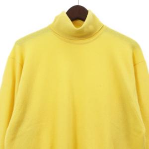 BALLANTYNE ニット セーター 長袖 タートルネック カシミヤ 100％ イエロー 46