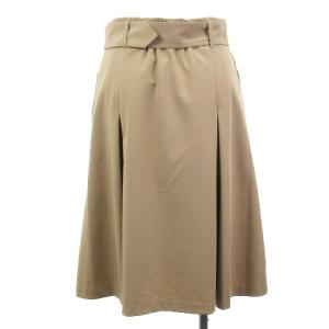 BLUE LABEL CRESTBRIDGE 22SS サイロスパンストレッチスカート 36 ベージュ 