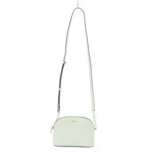 ショルダー バッグ ポーチ レザー グリーン