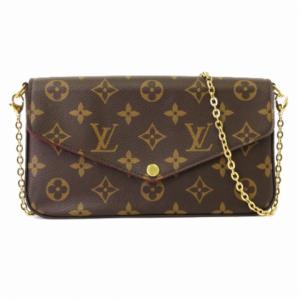 M61276 モノグラム ポシェット・フェリシー ショルダーバッグ チェーンウォレット フューシャ