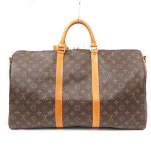 LOUIS VUITTON M41416 モノグラム キーポル バンドリエール 50 ボストンバッグ USA製 茶