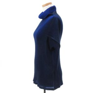 PLEATS PLEASE ISSEY MIYAKE ISSEY MIYAKE 12AW 半袖プリーツニットカットソー 5 ネイビー