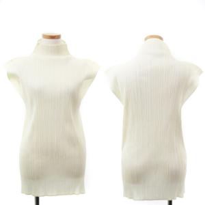 PLEATS PLEASE ISSEY MIYAKE イッセイミヤケ 3点セット プリーツ カーディガン カットソー パンツ ホワイト 3 1