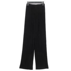 07SS プリーツパンツ イージー S ブラック