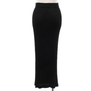 PLEATS PLEASE ISSEY MIYAKE 07AW プリーツロングスカート M 黒