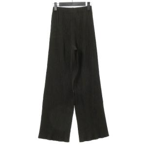 ISSEY MIYAKE プリーツ ワイドパンツ イージー ブラウン系