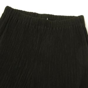 ISSEY MIYAKE プリーツ ワイドパンツ イージー ブラウン系