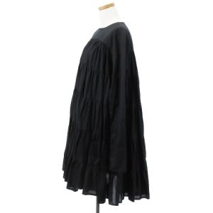 Merlette Aラインティアードチュニック インド製 2084927 黒