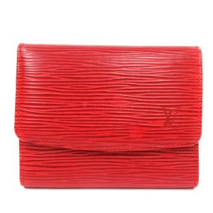 M63475 エピ ポルト 12 カルトクレディ 三つ折り カードケース レッド