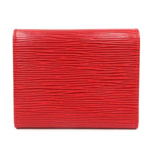 LOUIS VUITTON M63475 エピ ポルト 12 カルトクレディ 三つ折り カードケース レッド
