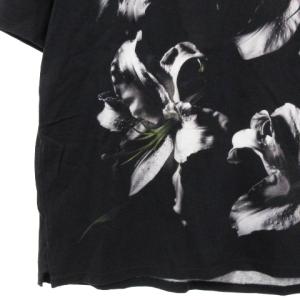 LAD MUSICIAN 18SS Tシャツ カットソー 半袖 フラワープリント 2118-715 ブラック 44