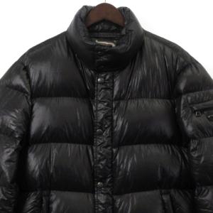 PRADA SPORT SGH258 ダウンジャケット 三角プレート ナイロン 54 黒