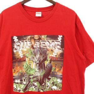 Supreme 20SS Dragon Tee L 赤
