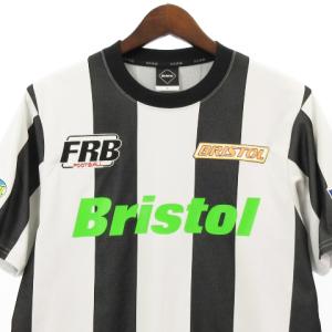 F.C.Real Bristol 19SS ユニフォーム Tシャツ ストライプ F グレー