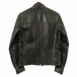 JAMES GROSE 21AW MEN'S DOVER JACKET NEW SHEEP ライダースジャケット 36 黒