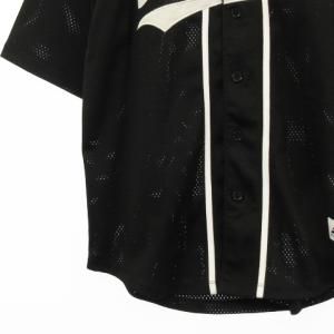 AVIREX 22SS MESH BASEBALL SHIRT 6123340 半袖 ロゴ 