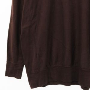 AURALEE 19AW SUPER HIGH GAUGE SWEAT P/O スウェット Tシャツ 長袖 ブラウン