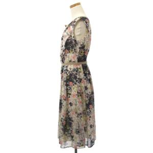 TOCCA 19SS SUMMER SNAP ドレス ワンピース ノースリーブ ひざ丈 フレア OPTOKA0110