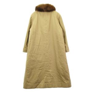 Aquascutum ヴィンテージ 80's-90's Aqua5 ステンカラーコート 中綿 ポリコットン ベージュ