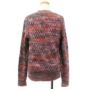 MISSONI 90's ニット カーディガン 長袖 リネン コットン混 ヴィンテージ イタリア製 マルチカラー