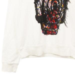 DSQUARED2 19AW トレーナー スウェット プルオーバー プリント 裏起毛 S71GU0312 ホワイト L トップス