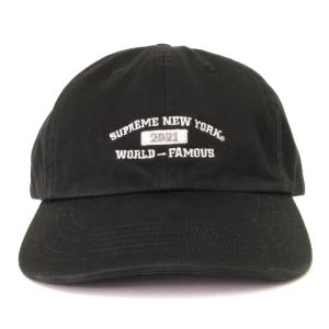 Supreme 21SS World Famous 6-Panel Cap キャップ USA製 黒