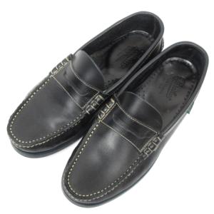 Paraboot 21年 CORAUX MARINE コロー ビーフロール ペニーローファー スリッポン レザー 093606 ネイビー