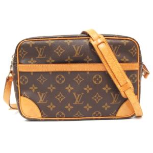 LOUIS VUITTON M51274 モノグラム トロカデロ27 ショルダーバッグ 茶